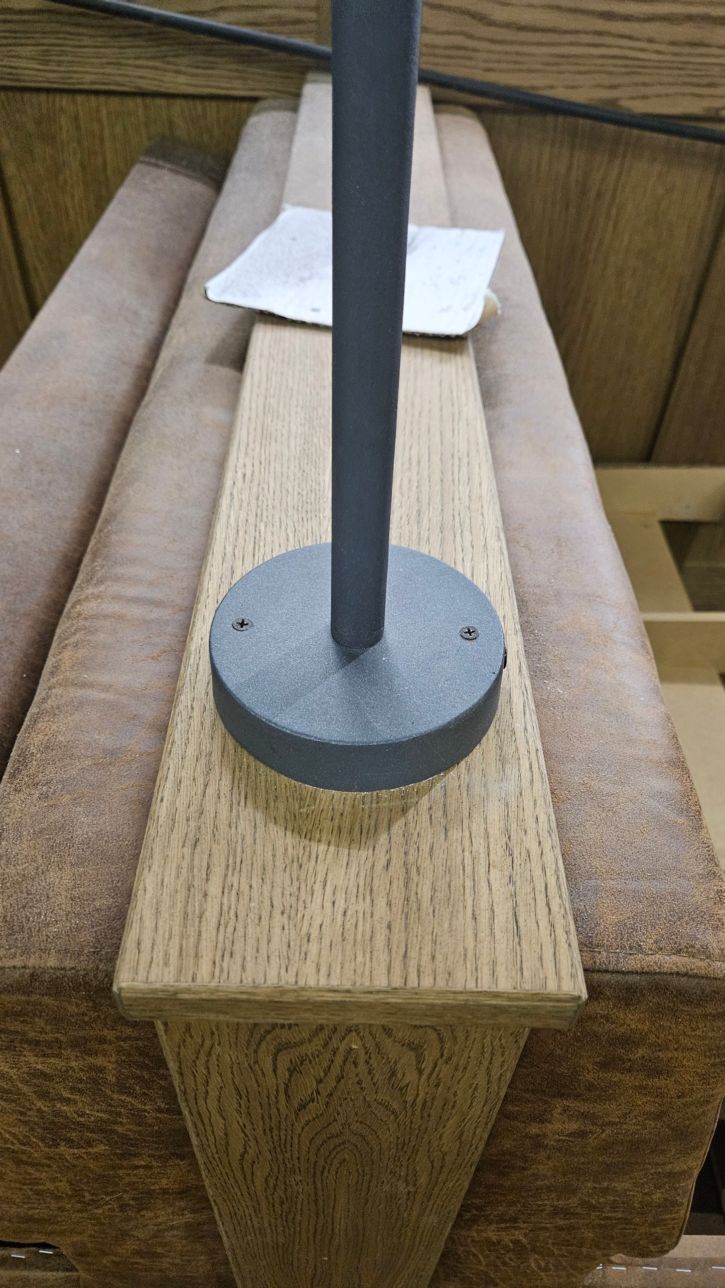 COLUMBUS LAMP BASE INDUSTRIAL GRAY 35CM