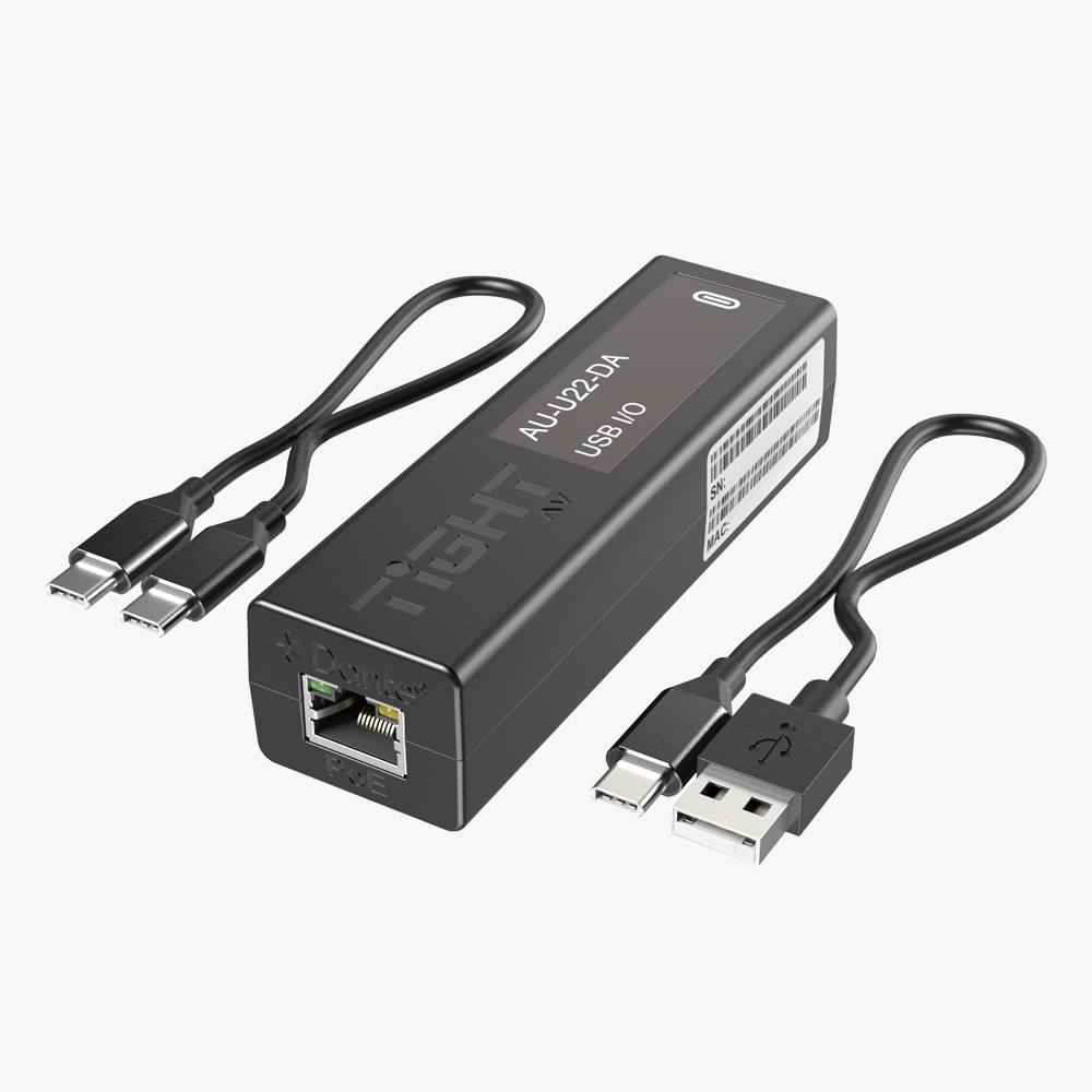 Dante 2×2 USB Adapter - Tight AV AU-U22-DA