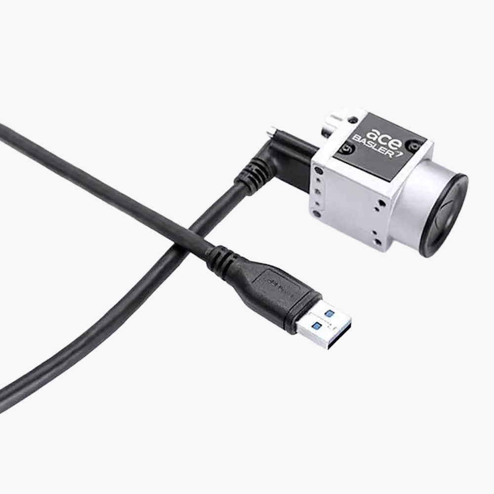 USB3 MICRO B/A 3M Angled down, Basler