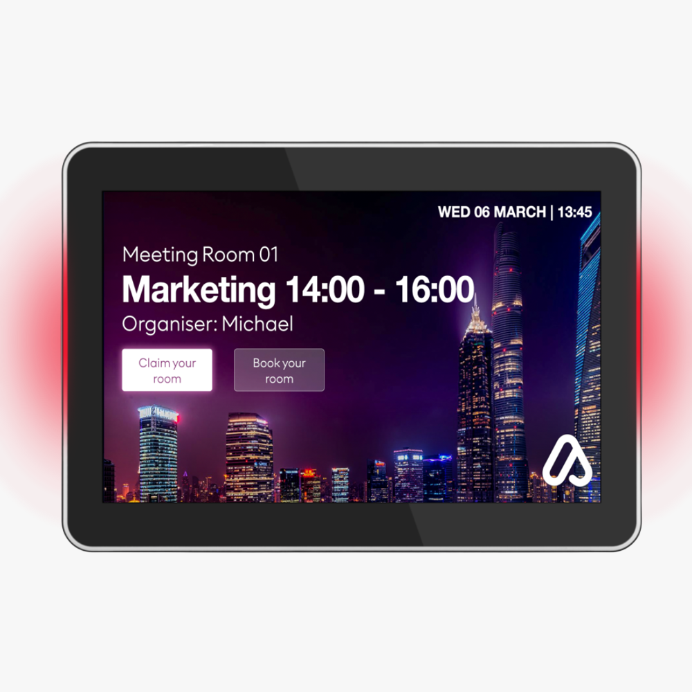 10" Conference Booking Screen PoE+ for OneDisplay