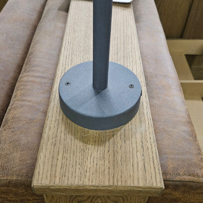 Columbus Lamp Base - Industrial Grey 35cm