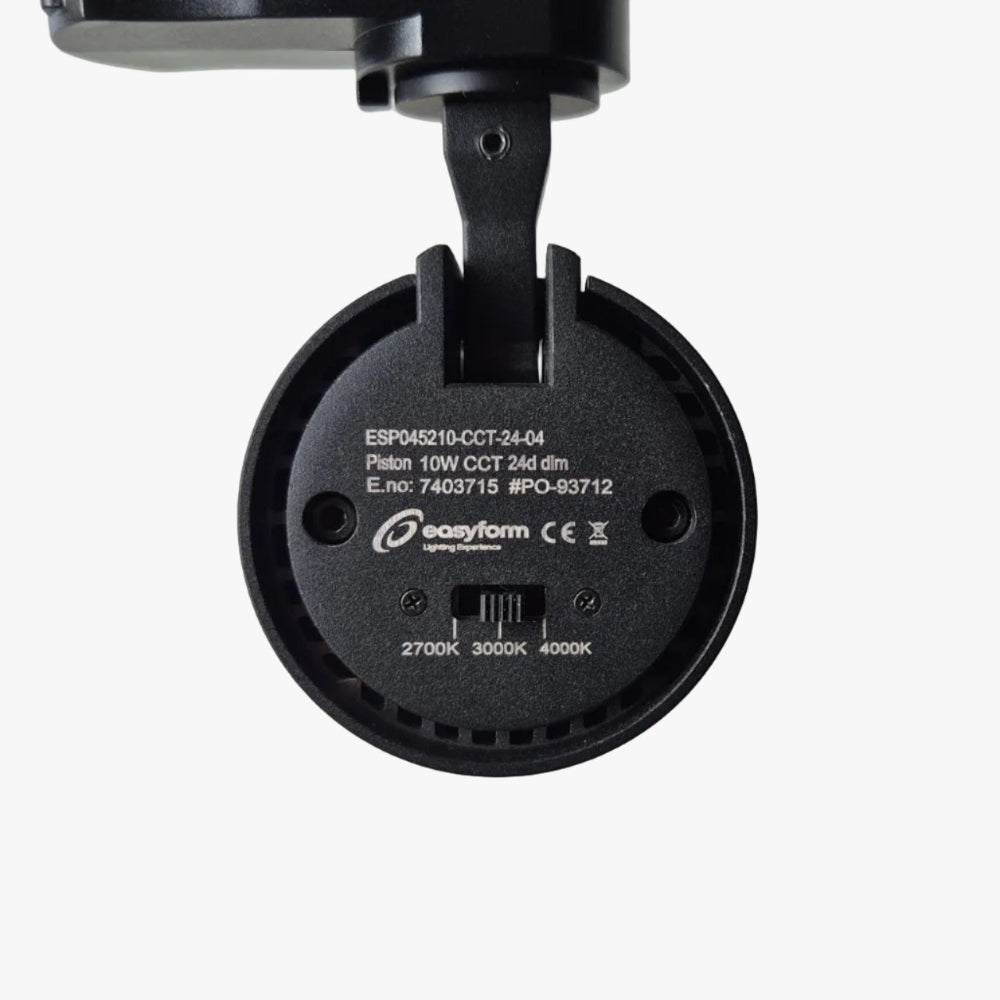 Spotlight 10W for 3-phase track - gold ring