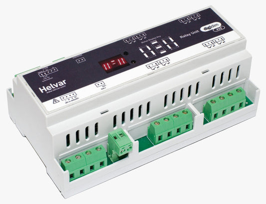 Helvar 498 Relay Unit – 8 × 10 A Relay Interface