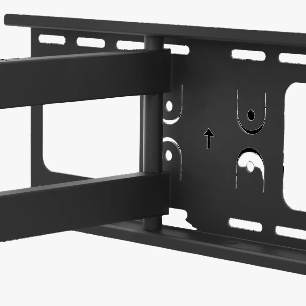 Wall mount for TV/screen, 37-70”, max 50kg, 3 joints, black 3.0