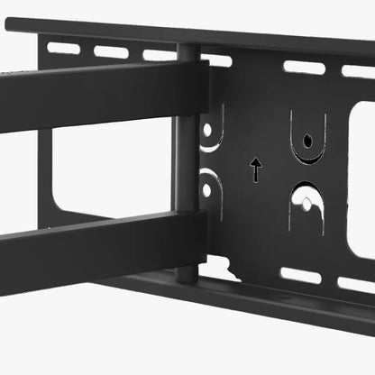 Wall mount for TV/screen, 37-70”, max 50kg, 3 joints, black 3.0