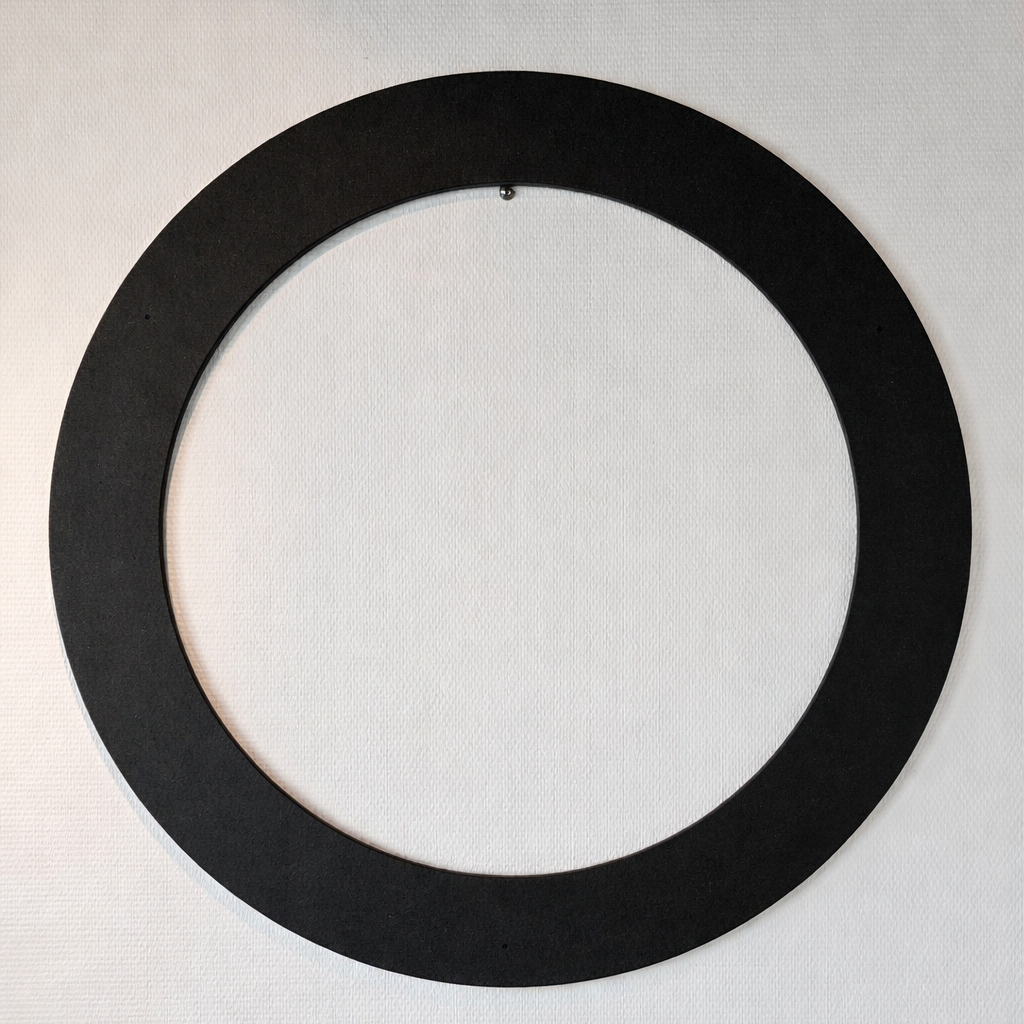 Decoration ring with selfie camera hole, Valchromat black
