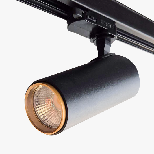 Spotlight 10W for 3-phase track - gold ring