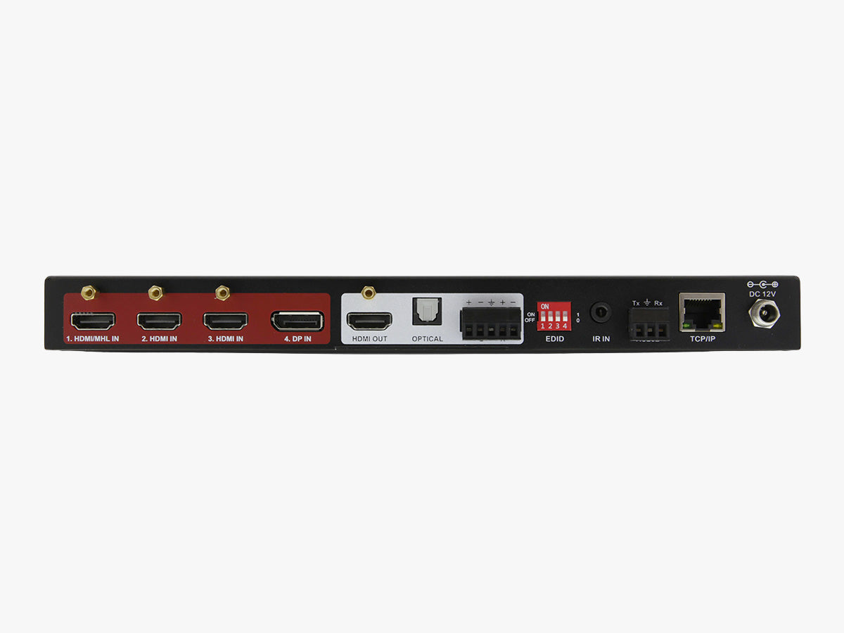 18G HDMI 2.0 4x1 Presentation Switcher – Tight AV SW-H411A