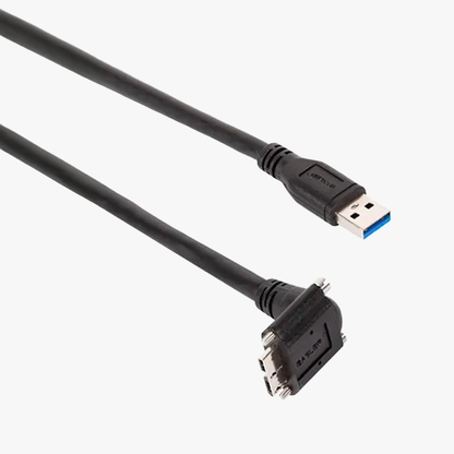 USB3 MICRO B/A 3M Angled down, Basler