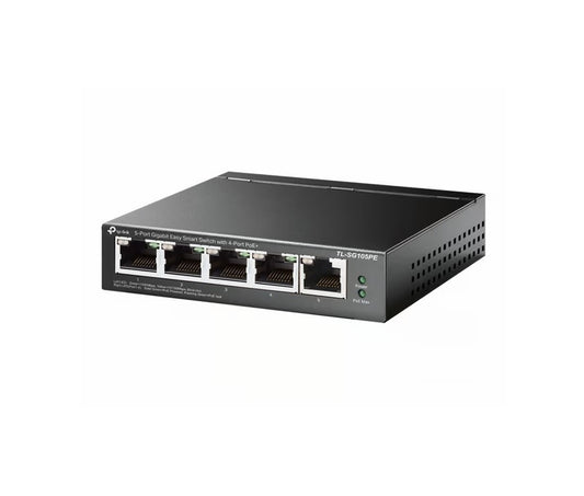 Switch PoE+  5P 65w, TP-Link TL-SG105PE